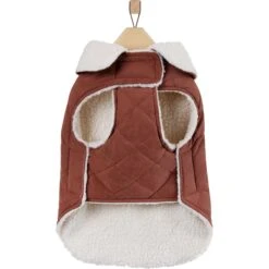 Frisco Mid-Heavyweight Fleece Lined Quilted Dog & Cat Coat -Frisco 353877 PT5. AC SS1800 V1659726711