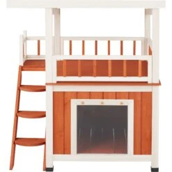 Frisco Outdoor Wooden Cat House With Balcony & Step Ladder 13 Frisco Outdoor Wooden Cat House With Balcony & Step Ladder -Frisco 361012 PT4. AC SS1800 V1657831794