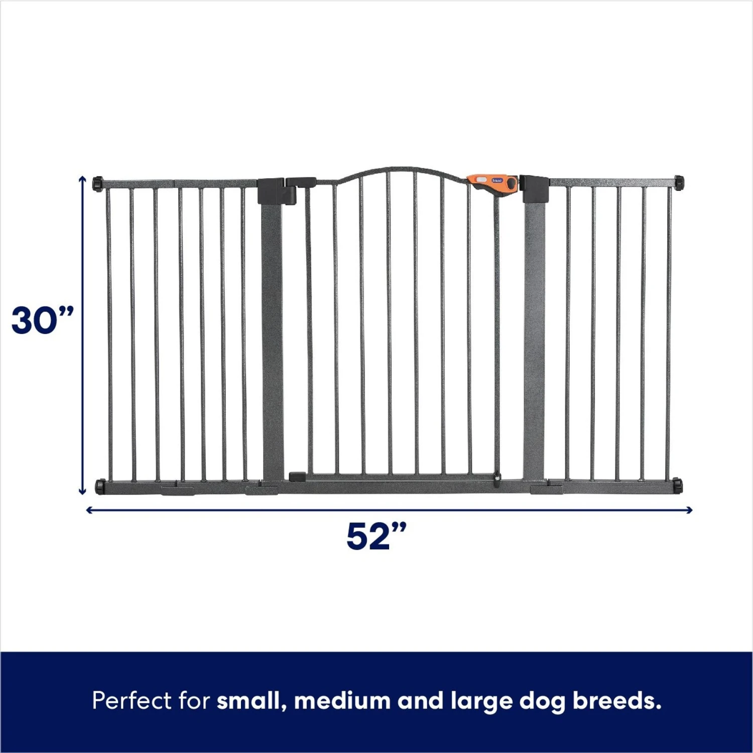Frisco Outdoor Steel Arch Extra Wide Auto-Close Dog Gate 4 Frisco Outdoor Steel Arch Extra Wide Auto-Close Dog Gate - Image 2