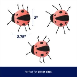 Frisco Spring Potted Plant And Ladybugs Interactive Plush Cat Toy With Catnip 9 Frisco Spring Potted Plant And Ladybugs Interactive Plush Cat Toy With Catnip -Frisco 541542 PT2. AC SS1800 V1672780518