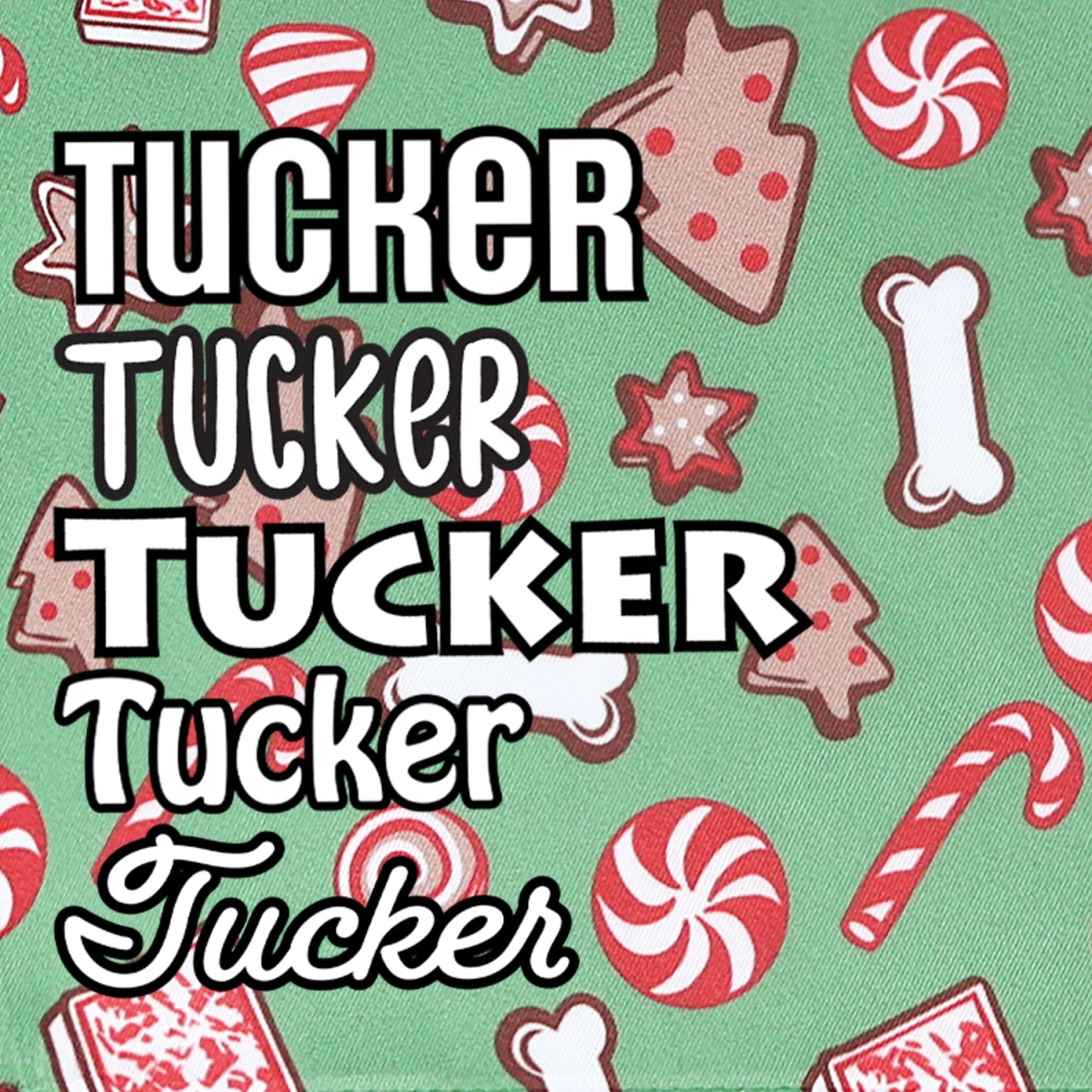 Frisco Gingerbread Treats Personalized Dog & Cat Bandana 7 Frisco Gingerbread Treats Personalized Dog & Cat Bandana - Image 5