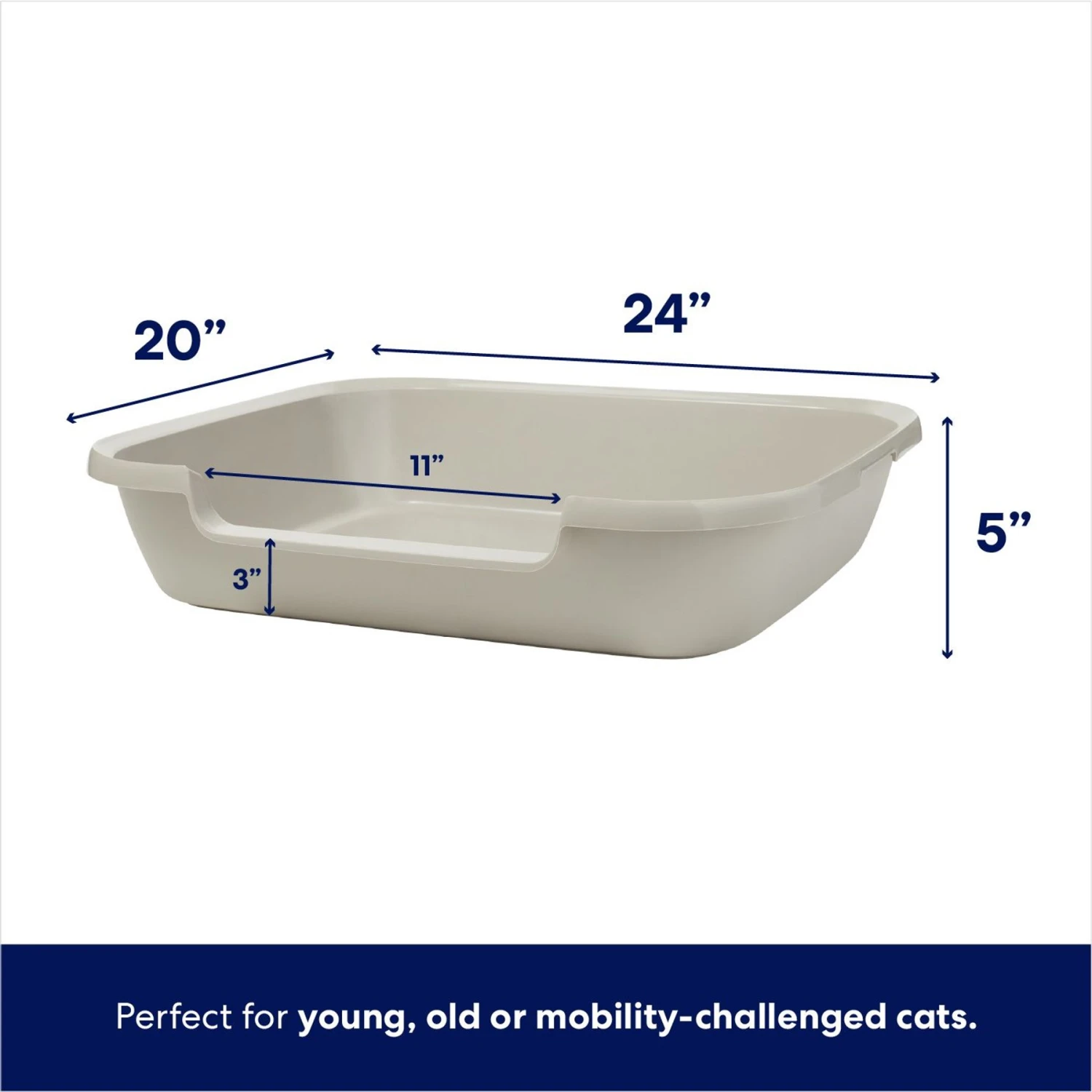 Frisco Senior And Kitten Cat Litter Box 4 Frisco Senior And Kitten Cat Litter Box - Image 2