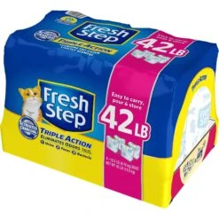 Fresh Step Triple Action Scented Clumping Clay Cat Litter + 2 Items -Frisco 613078 PT1. AC SS1800 V1669928740