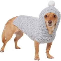 Frisco Heathered Chunky Dog & Cat Hooded Sweater -Frisco 720454 PT2. AC SS1800 V1703194382
