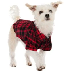 Frisco Red Tartan Plaid Dog & Cat Flannel Shirt -Frisco 720790 PT2. AC SS1800 V1703194382
