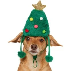 Frisco Christmas Tree Faux Fur Dog & Cat Hat 11 Frisco Christmas Tree Faux Fur Dog & Cat Hat -Frisco 745582 PT2. AC SS1800 V1694801957