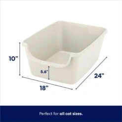 Frisco High Sided Cat Litter Box, Extra Large & Frisco Rectangular Cat Litter Mat -Frisco 933398 PT2. AC SS1800 V1692305262