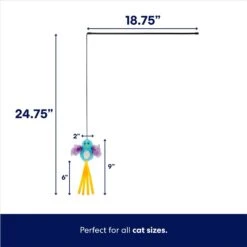 Frisco Colorful Springs Cat Toy & Frisco Bird With Feathers Teaser Wand Cat Toy With Catnip 16 Frisco Colorful Springs Cat Toy & Frisco Bird With Feathers Teaser Wand Cat Toy With Catnip -Frisco 962126 PT6. AC SS1800 V1694782921