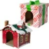 Frisco Holiday Gift Box Cardboard Cat House & Frisco Holiday Santa's Workshop Cardboard Cat House -Frisco 986158 MAIN. AC SS1800 V1698257790