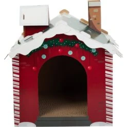Frisco Holiday Log Cabin Cardboard Cat House & Frisco Holiday Santa's Workshop Cardboard Cat House 18 Frisco Holiday Log Cabin Cardboard Cat House & Frisco Holiday Santa's Workshop Cardboard Cat House -Frisco 986198 PT7. AC SS1800 V1698257790